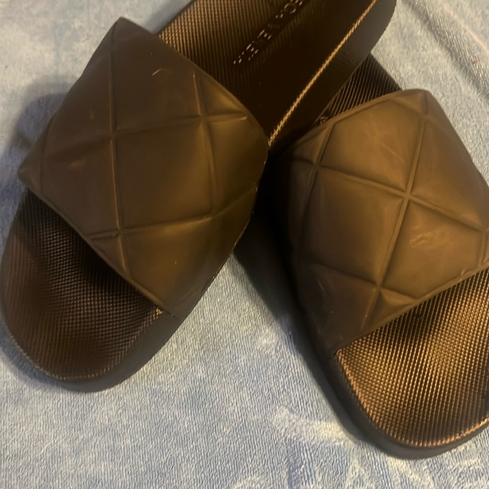 Botegga  Quilted Slide Sandals